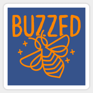 Buzzed Bee Shirt - Beekeeper Gift Idea, Beekeeping Lover, Honeybee Shirt, Bees Humor, Honeybee Queen Sticker